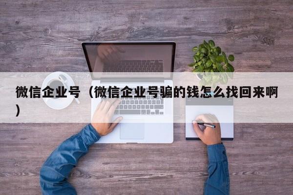 微信企业号（微信企业号骗的钱怎么找回来啊）